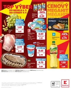 Kaufland leták platný od 03.09.2026 | Strana: 80 | Produkty: Syr, Chlieb, Smotana, Dezert