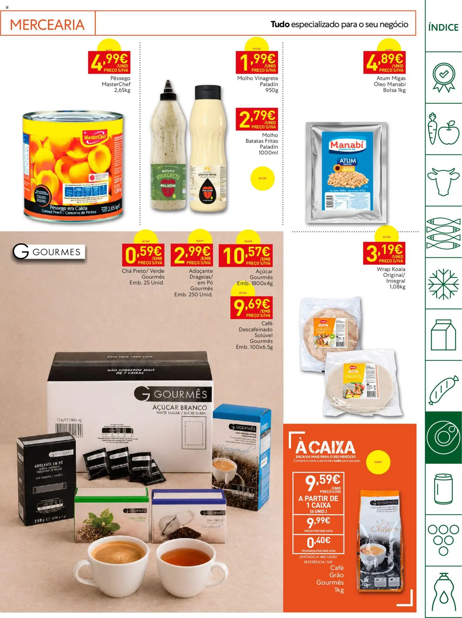 Recheio Horeca Madeira │ válido de 01/09/2026 | Página: 13 | Produtos: Bolsa, Chá verde, Óleo, Açúcar