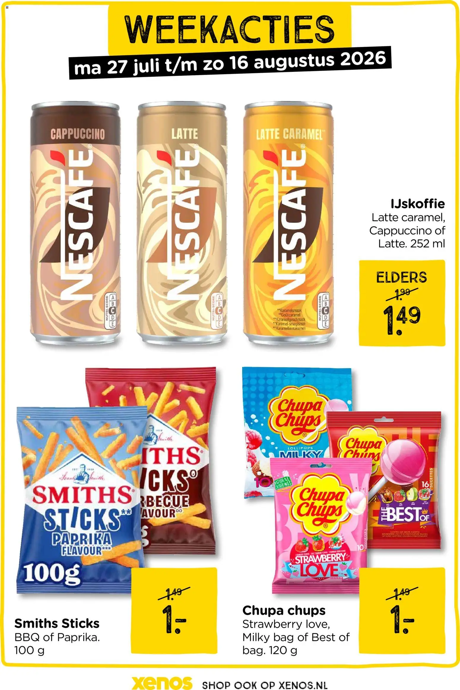 {H1} | Pagina: 30 | Producten: Kész piskótalap, Nescafe, Cappuccino, Ijskoffie