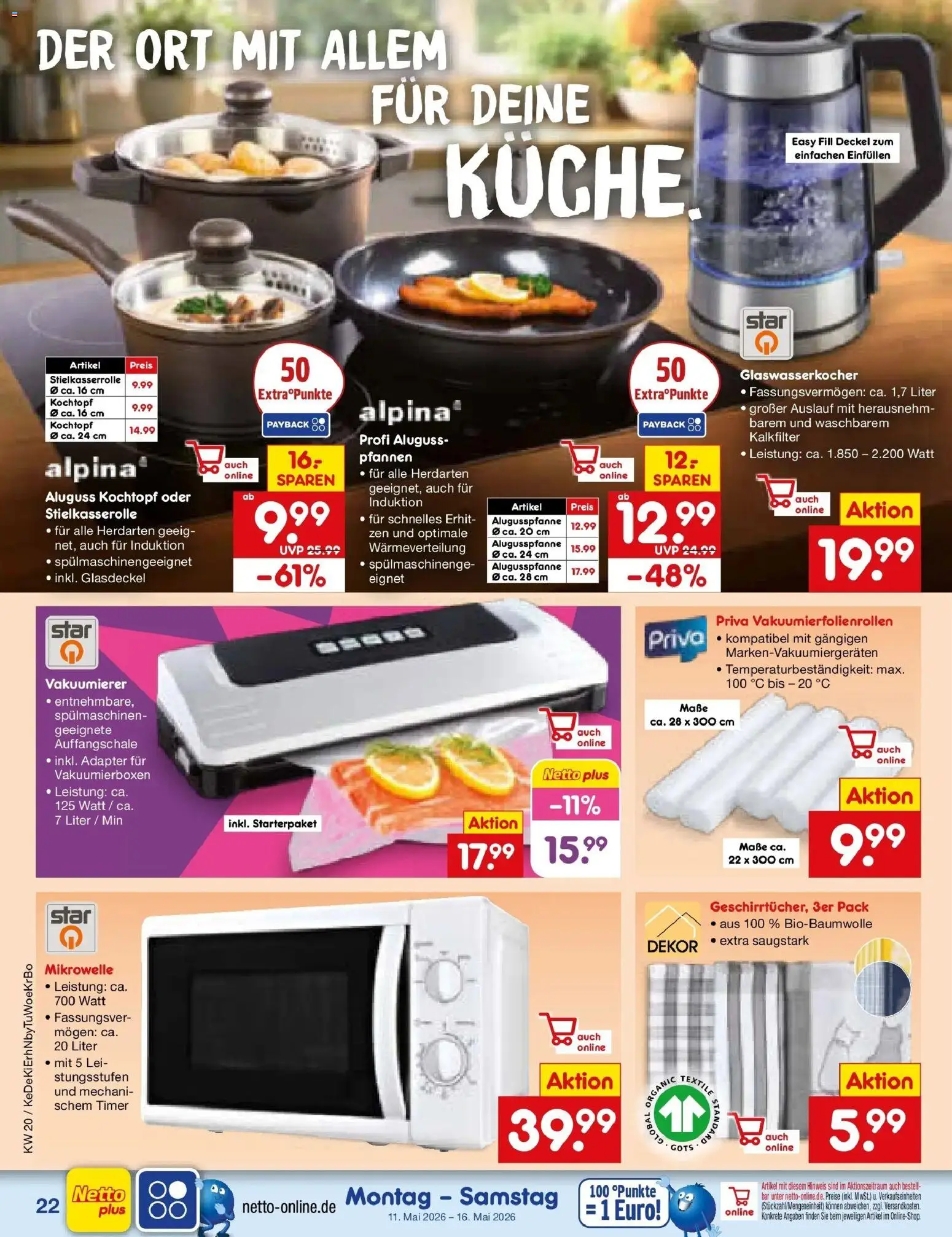 Netto Marken-Discount Prospekt Gemmingen	 – gültig ab 10.05.2026 | Seite: 29 | Produkte: Adapter, Mikrowelle, Vakuumierer, Küche