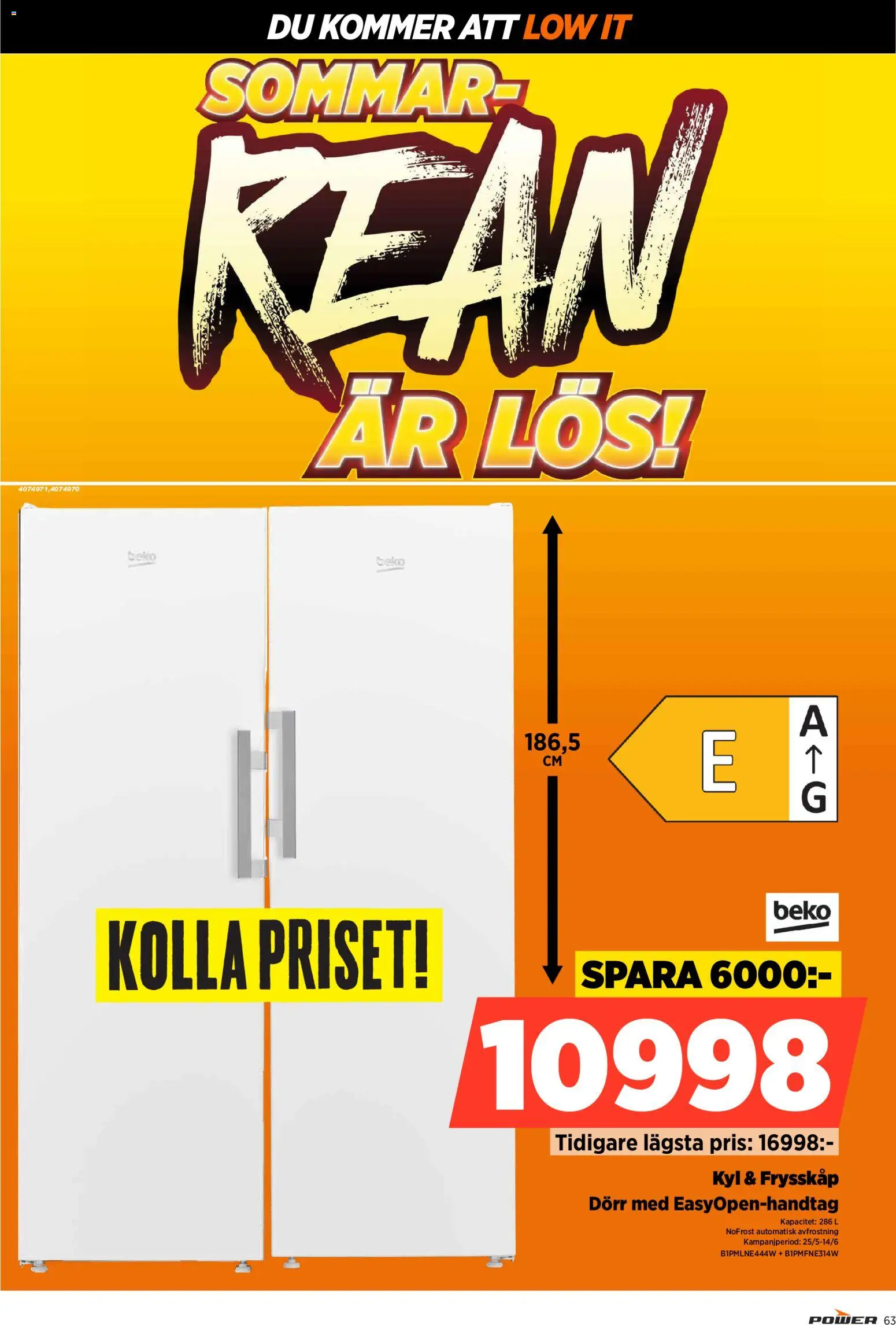 Power reklamblad aktuell från 01.06.2026 | Sida: 63