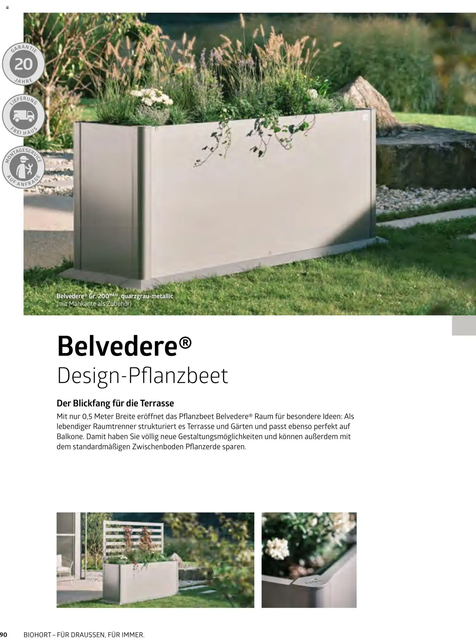 Dehner Biohort – Metall für Garten & Terrasse – gültig ab 01.01.2026 | Seite: 90 | Produkte: Pflanzerde
