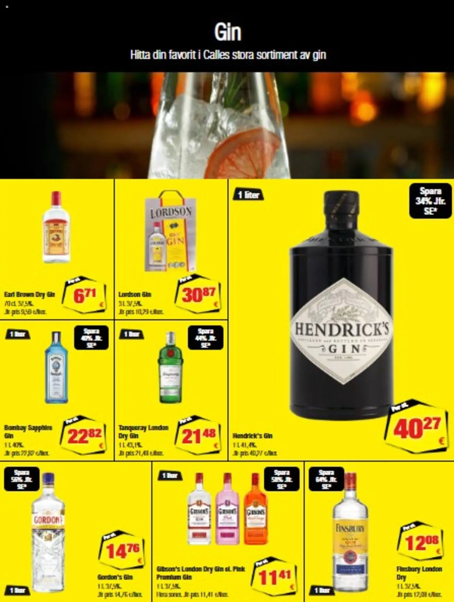 Calle tilbudsavis – gyldig fra 21/10/2026 | Side: 6 | Produkter: Gordon's Gin, Gin