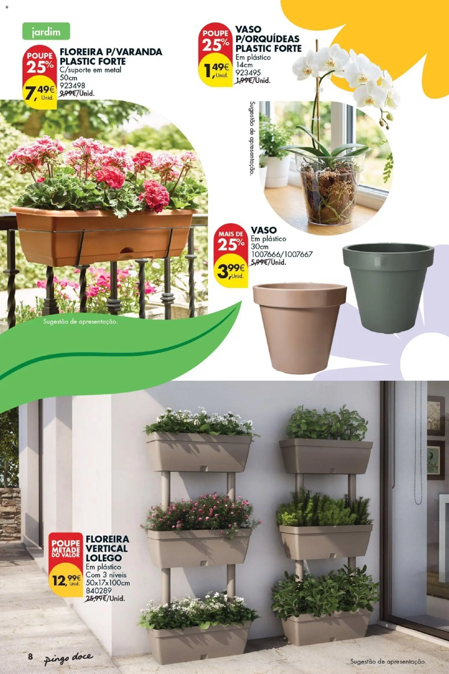 Pingo Doce Bazar Ar Livre │ válido de 05.05.2026 | Página: 8 | Produtos: Vaso