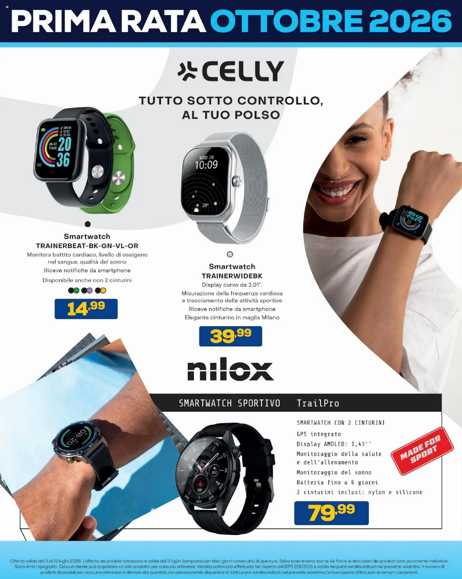 Volantino BRUNO del 03/07/2026 | Pagina: 38 | Prodotti: Smartphone, Silicone, Smartwatch, Batteria
