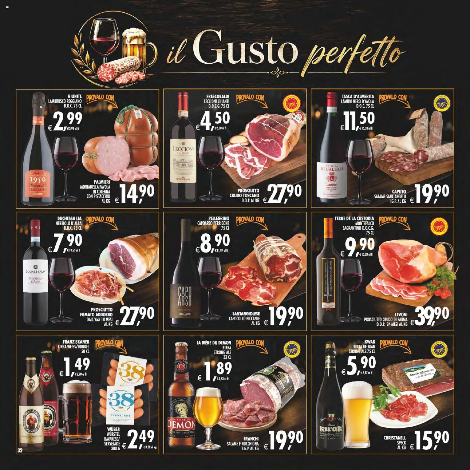 Volantino Decò del 22/09/2026 | Pagina: 34 | Prodotti: Pistacchio, Salame, Birra, Lambrusco
