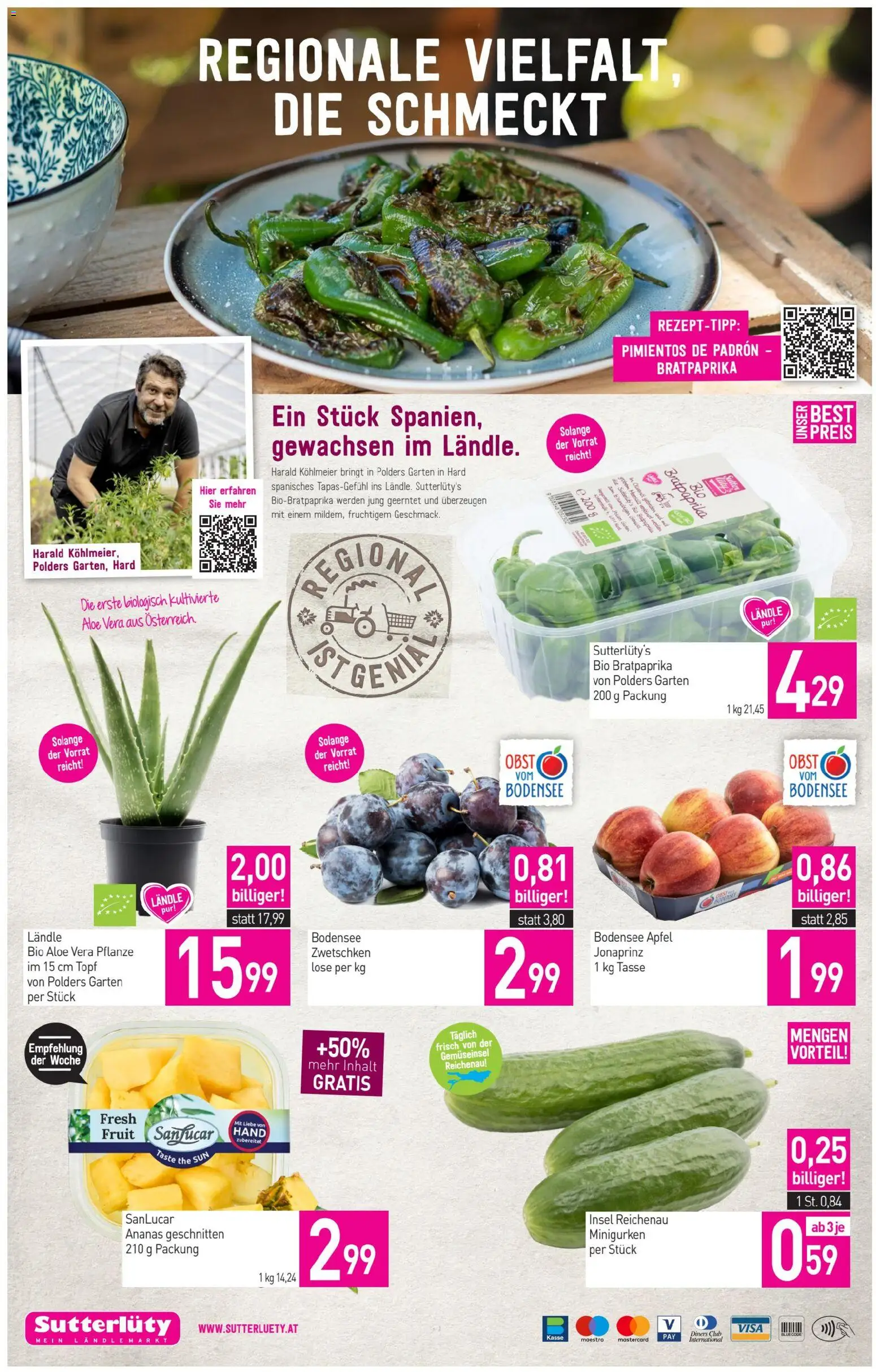 Sutterlüty Flugblatt gültig ab 06.08.2026 | Seite: 12 | Produkte: Äpfel, Ananas