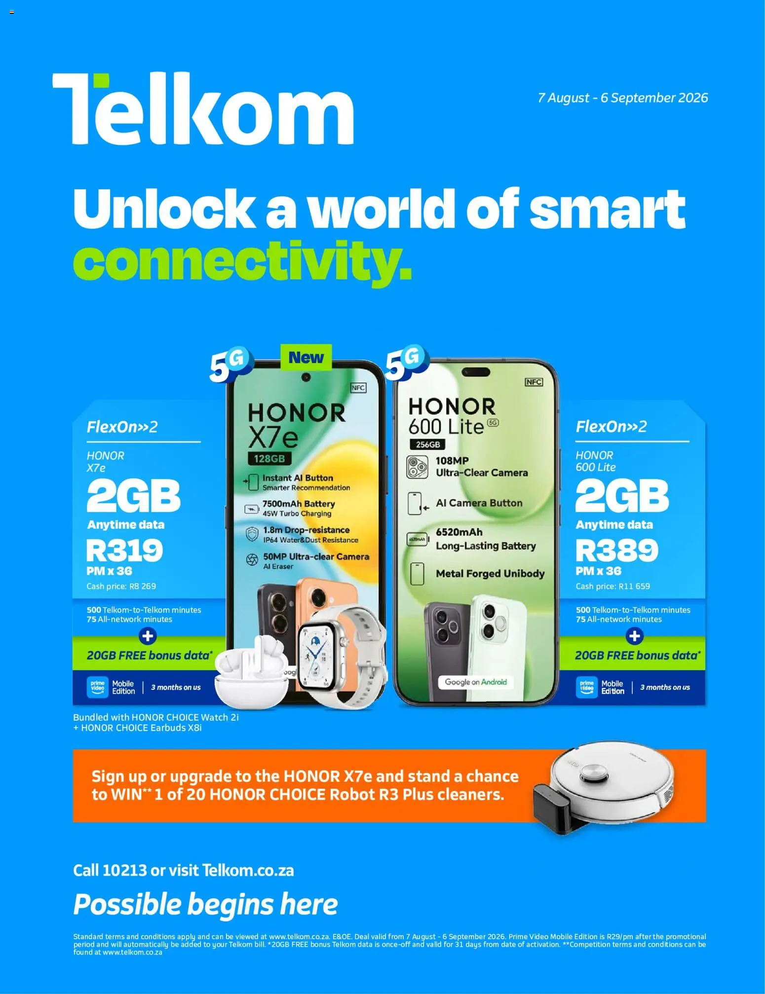 New Telkom catalogue – valid from 07/08/2026 | Page: 24 | Products: Data, Watch, Earbuds, Battery
