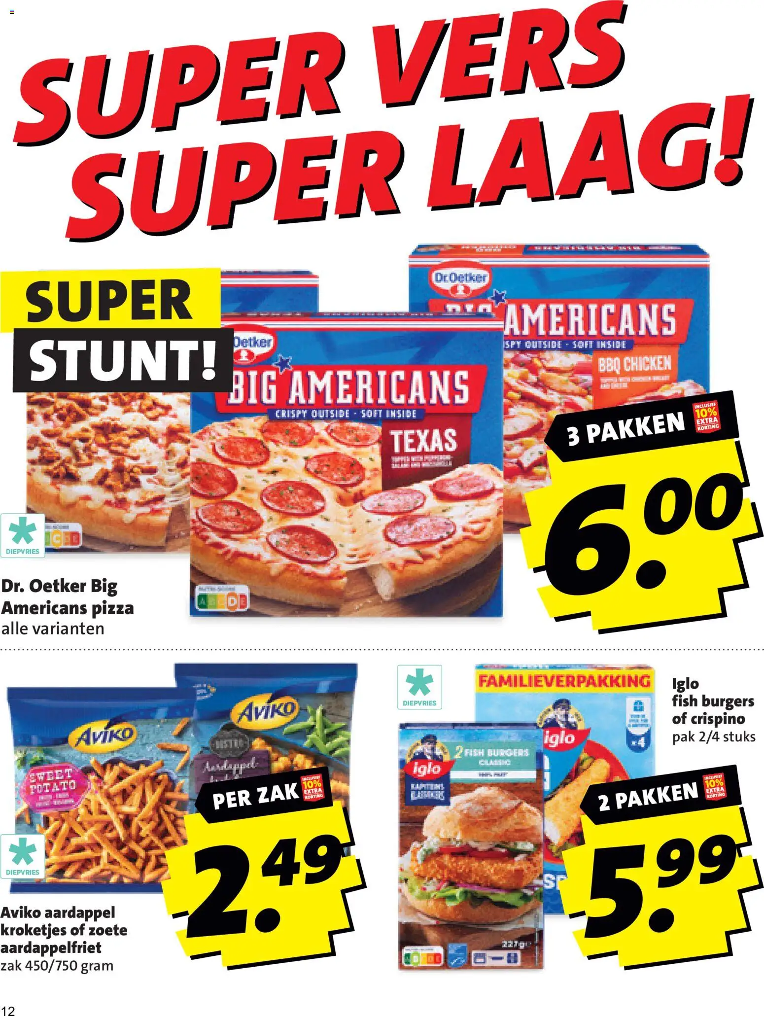 {H1} | Pagina: 12 | Producten: Aardappel, Pizza, Zak