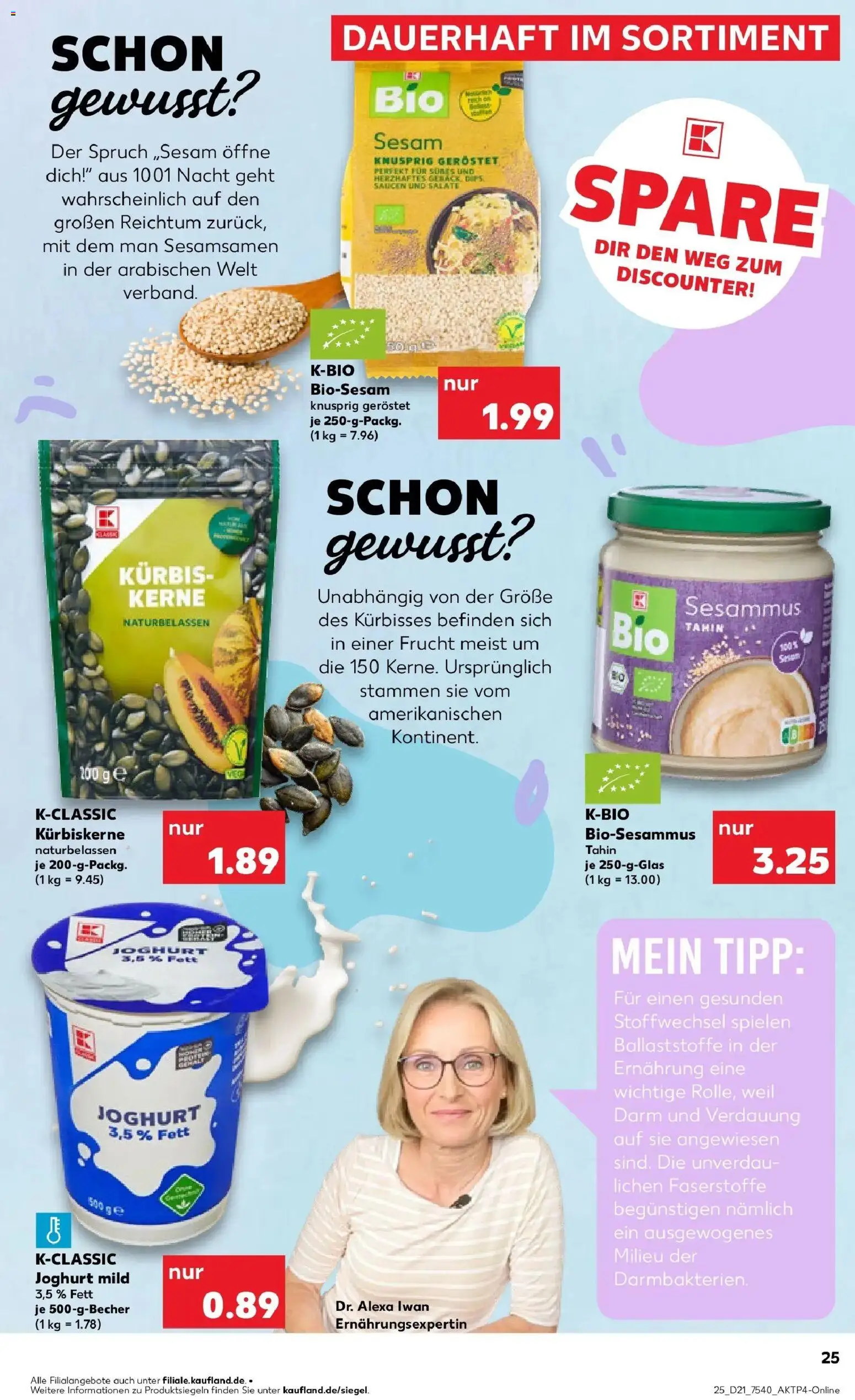 Kaufland Prospekt Dessau-Roßlau – gültig ab 18.05.2026 | Seite: 30 | Produkte: Joghurt, Kürbis