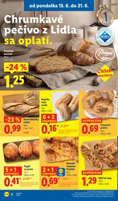 Lidl leták platný od 15.06.2026 | Strana: 12 | Produkty: Chlieb, Svetlá