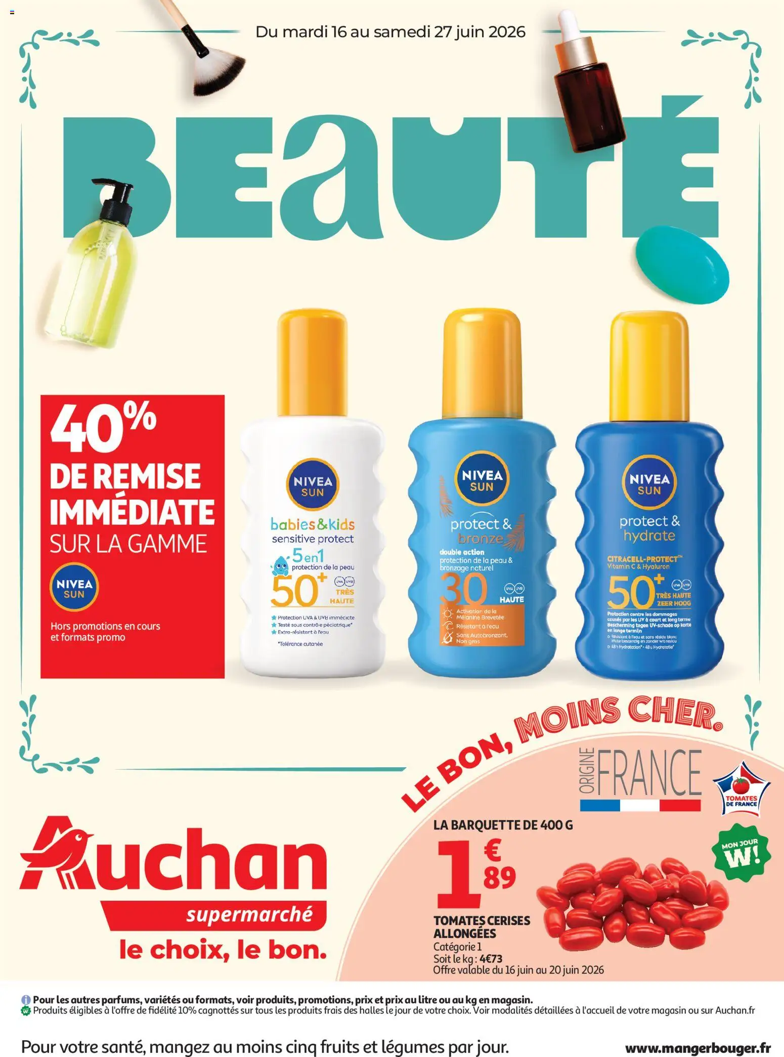 {H1} | Page: 1 | Produits: Cerises, Tomates