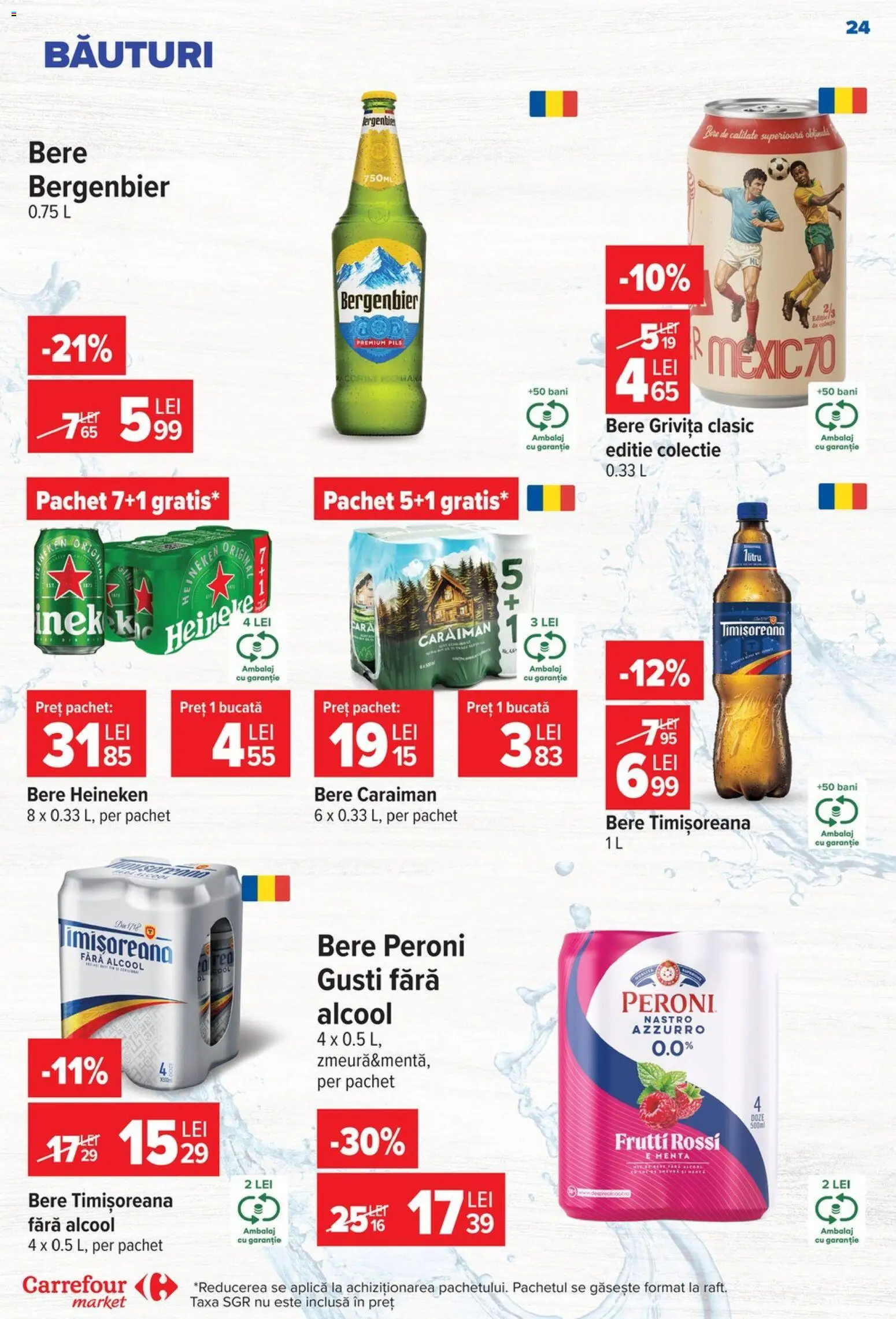 Noul catalog Carrefour – valabil de la 17.06.2026 | Pagină: 23 | Produse: Bere, Plastik Kulübe
