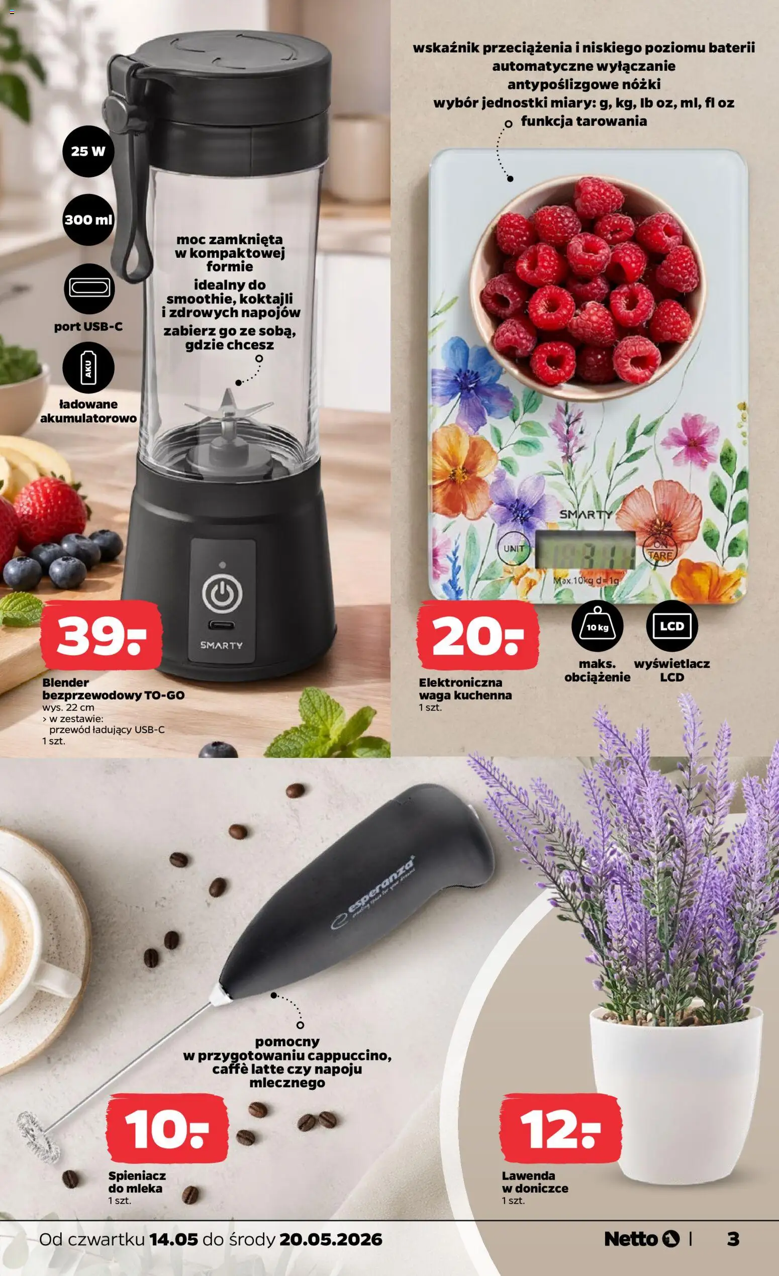 Netto gazetka od czwartku NonFood od 14.05.2026 | Strona: 3