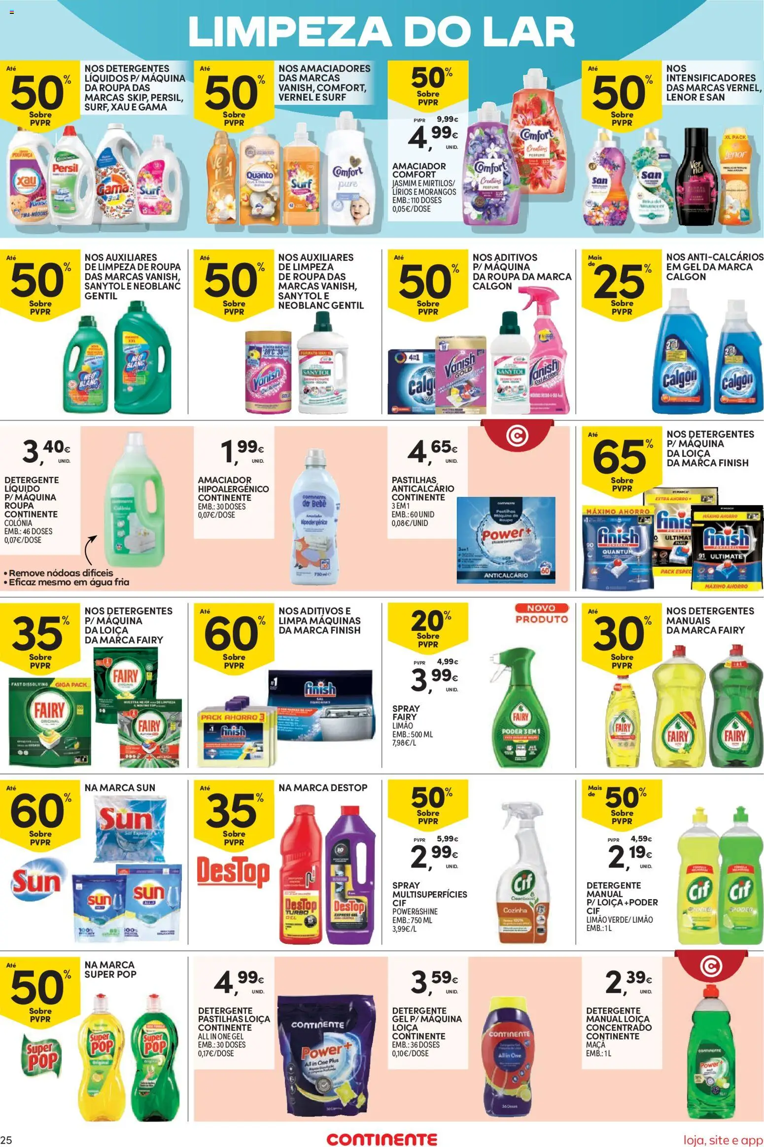 Continente Semanal Continente Bom Dia │ válido de 26.05.2026 | Página: 25 | Produtos: Agua, Perfume, Maça, Persil