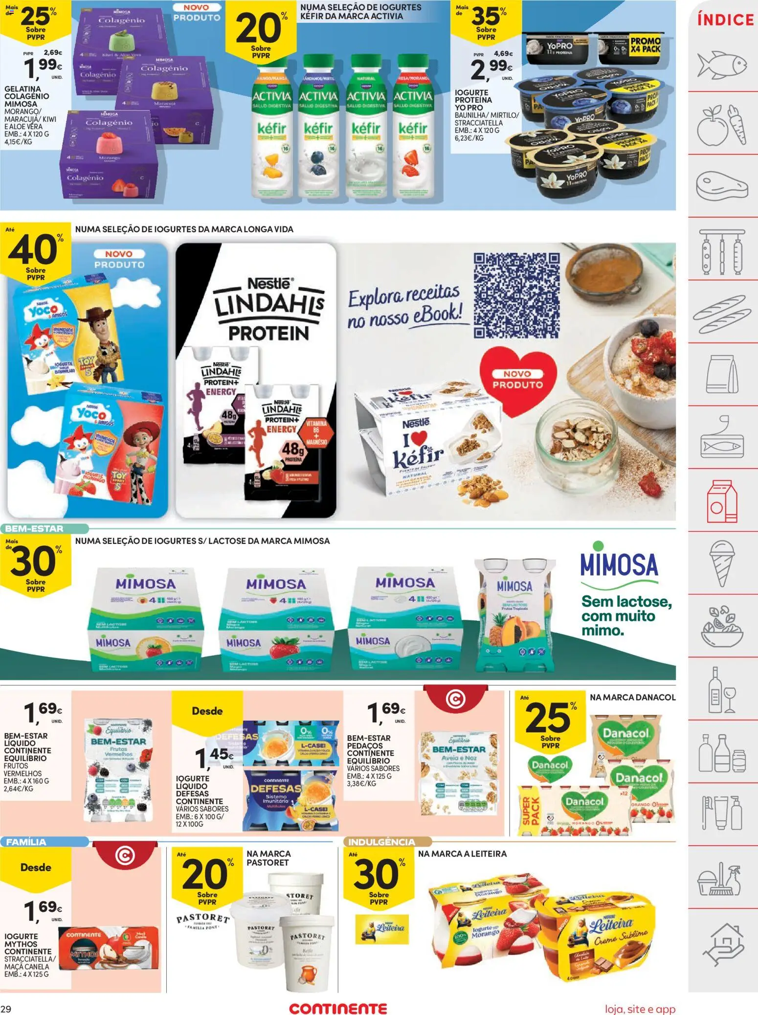 Continente folheto │ válido de 26.05.2026 | Página: 29 | Produtos: Gelatina, Iogurtes, Kiwi, Proteina