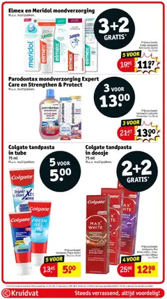 Kruidvat folder week 41 - Voorbeeld van een folder van Kruidvat, geldig van 06-10-2026 | Pagina: 57 | Producten: Mondwater, Gum, Koffie, Thee