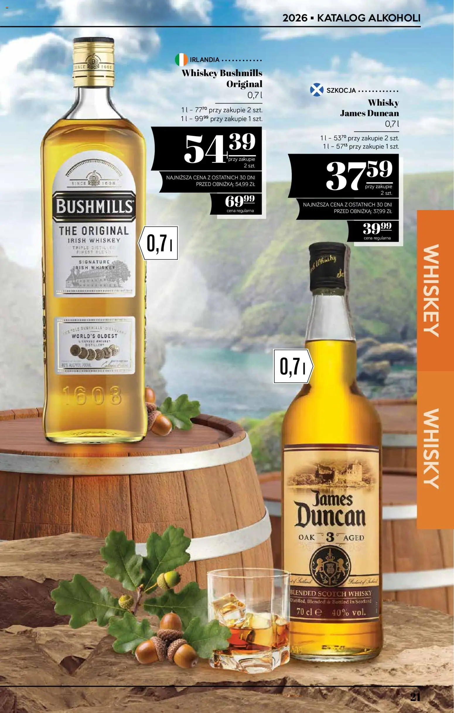 POLOmarket katalog - Alkoholi od 16.07.2026 | Strona: 21 | Produkty: Whisky