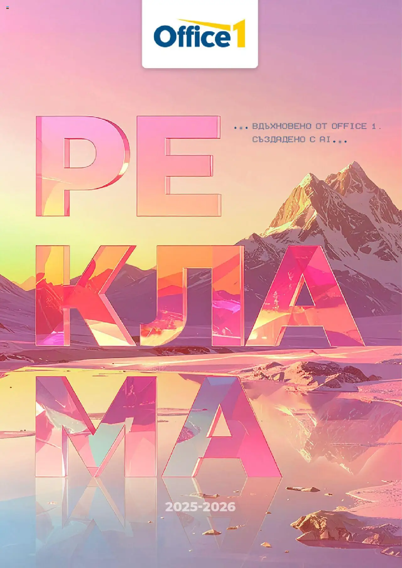 Office 1 брошура - Корица и съдържание валидна от: 01.08.2025 catalogue cover
