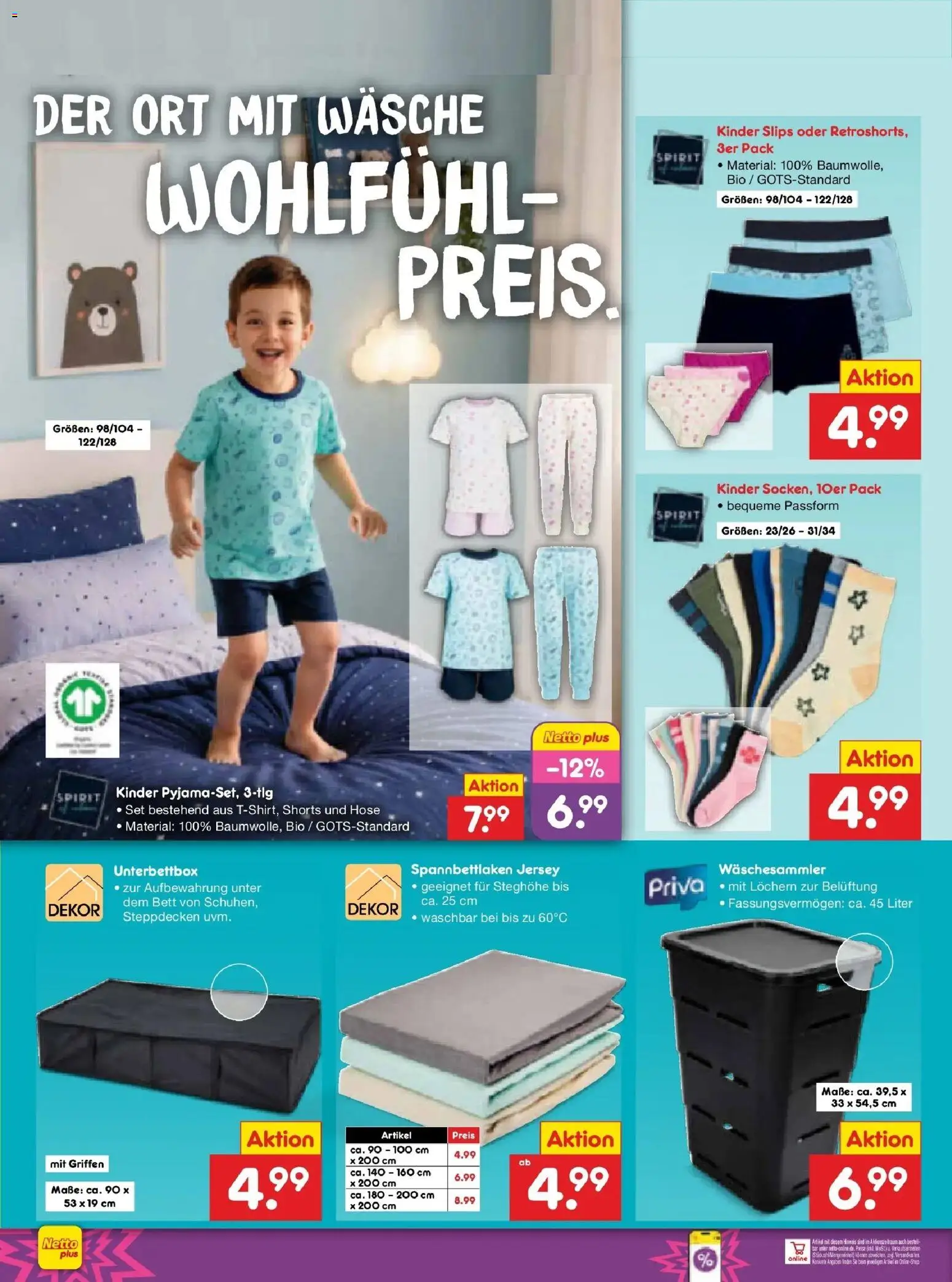 Netto Marken-Discount Prospekt Hamburg – gültig ab 03.08.2026 | Seite: 35 | Produkte: Bett, Hose