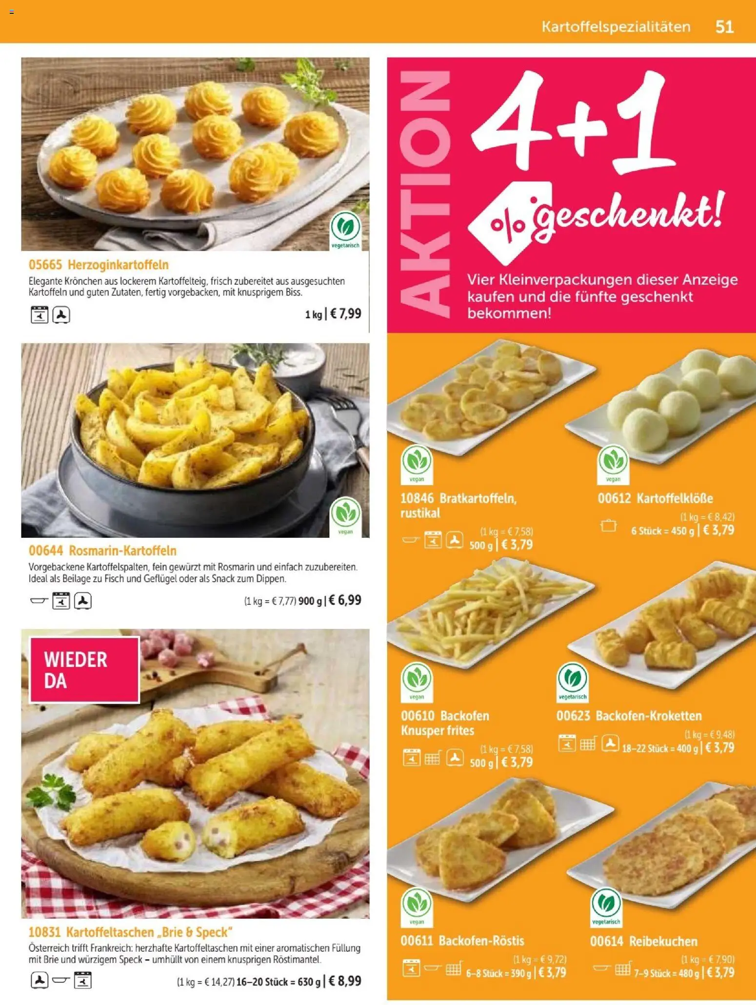 Bofrost Katalog – gültig ab 07.09.2026 | Seite: 51 | Produkte: Fisch, Kartoffeln, Backofen