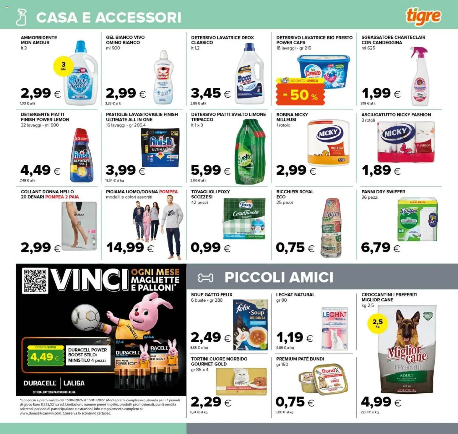 Volantino Tigre del 22/10/2026 | Pagina: 29 | Prodotti: Paté, Manzo, Pigiama, Lavastoviglie
