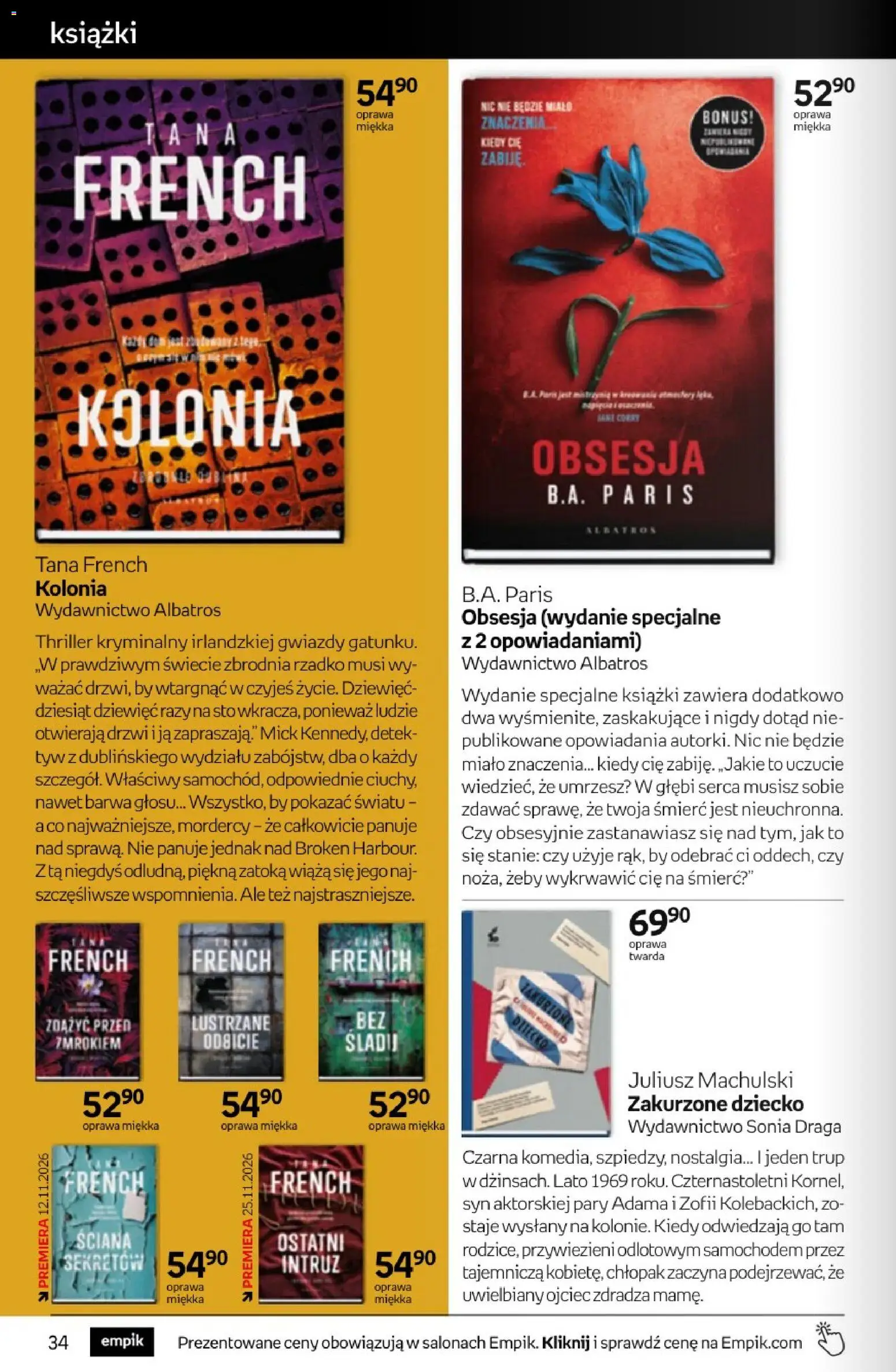 Empik Black Weeks od 28.10.2026 | Strona: 34 | Produkty: Książki, Drzwi