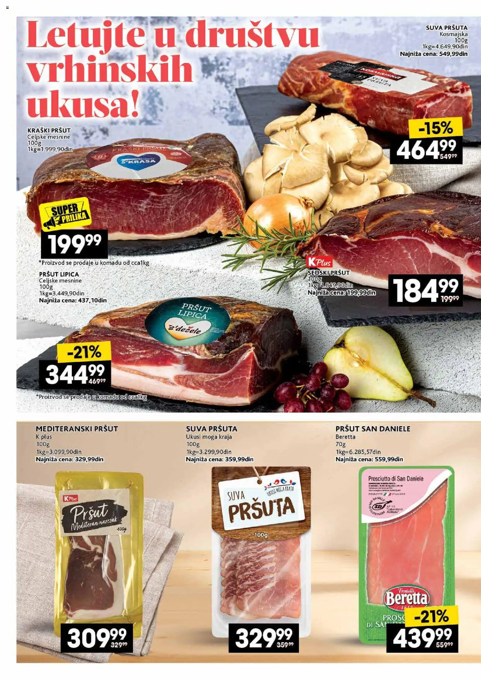 Roda katalog - važi od 02.07.2026 | Strana: 22 | Proizvode: Pršut, Narezak