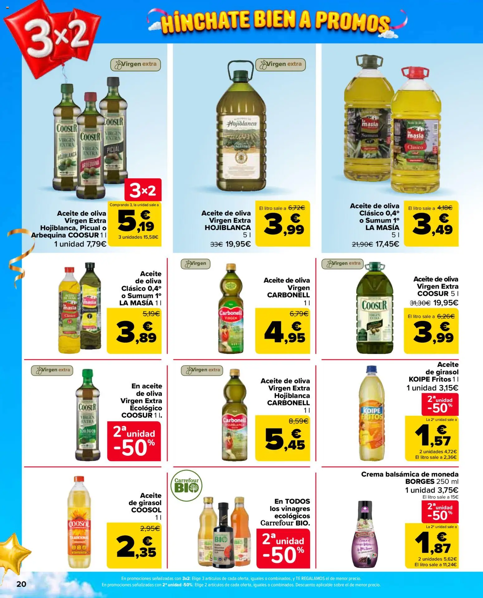 Carrefour Market folleto │ válido desde el 24/09/2026 | Página: 20 | Productos: Aceite, Pasta, Aceite de oliva, Aceite de girasol