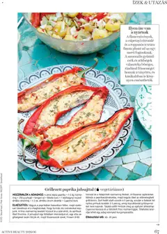 Grillezett paprika juhsajttal (vegetáriánus), Grillezett paprika töltve juhsajttal és fűszernövényekkel. - amely érvényes a következő dátumtól: 2026.06.18. | Oldal: 67