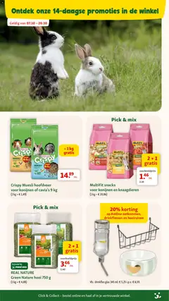 Maxi Zoo folder - Voorbeeld van een folder van Maxi Zoo, geldig van 07/10/2026 | Pagina: 8 | Producten: Bananen, Chips, Muesli, Snacks
