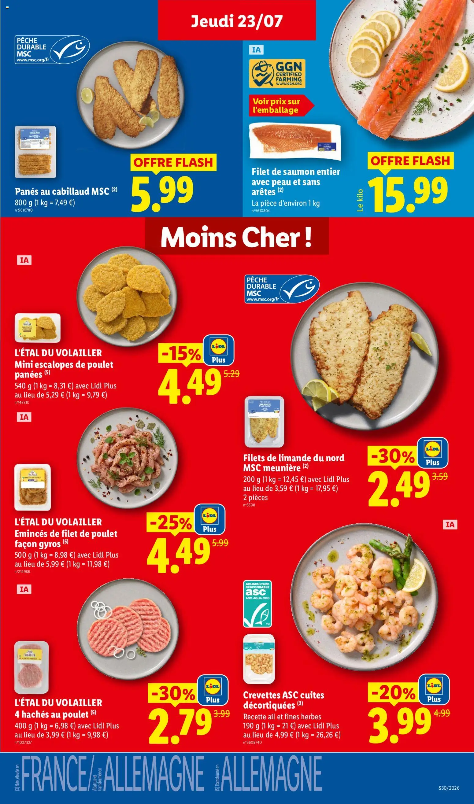 {H1} | Page: 9 | Produits: Gyros, Ail, Crevettes, Filet de saumon
