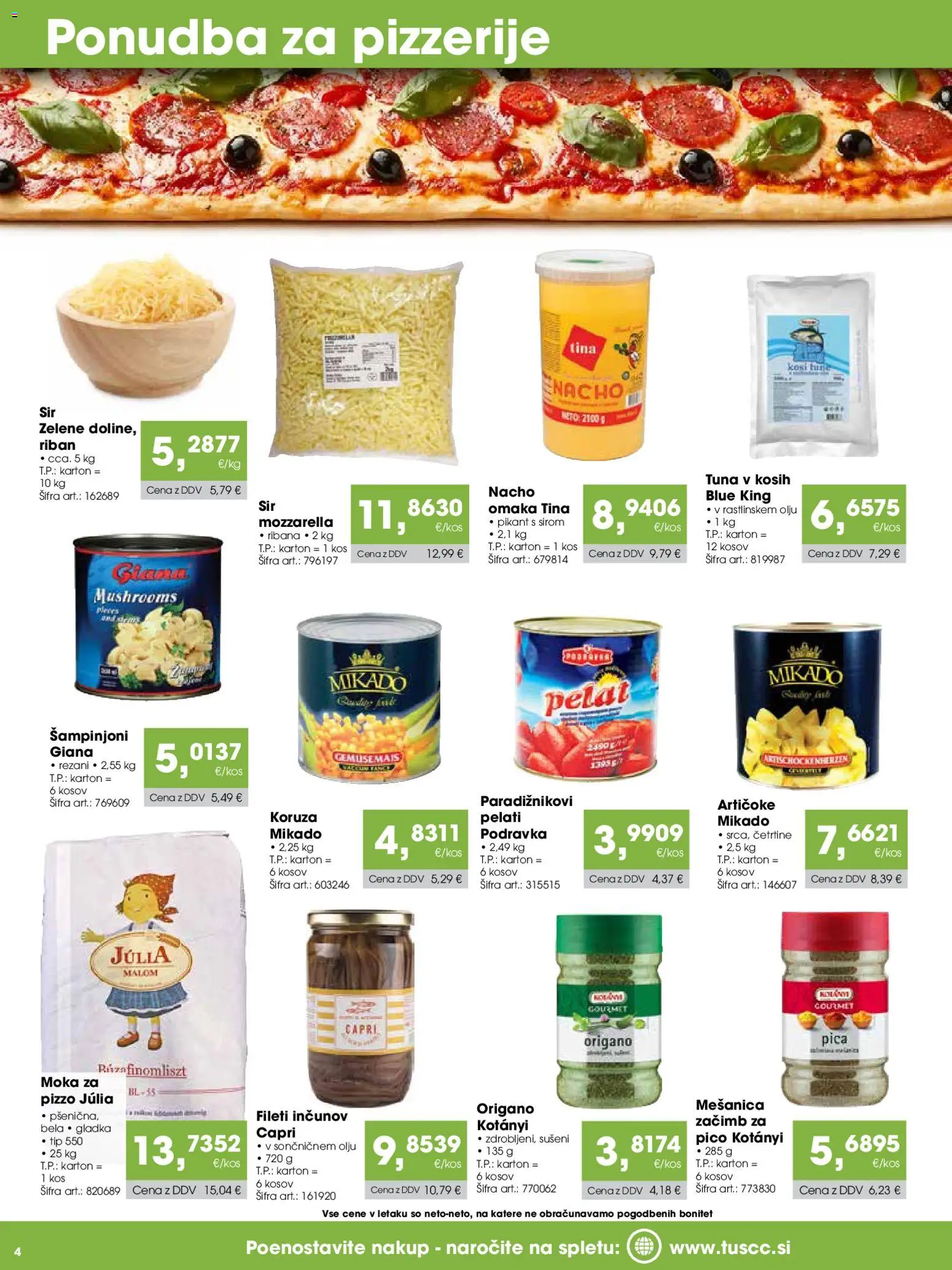 Novi Tuš katalog ponudbe – veljaven od 15.05.2026 | Stran: 4