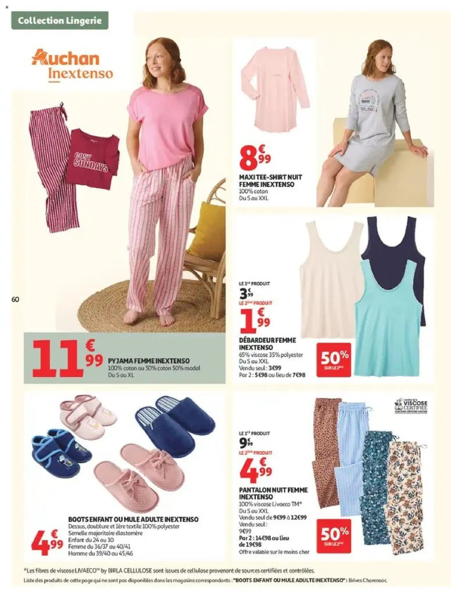 {H1} | Page: 60 | Produits: Pyjama femme, Débardeur, Pantalon, Pyjama