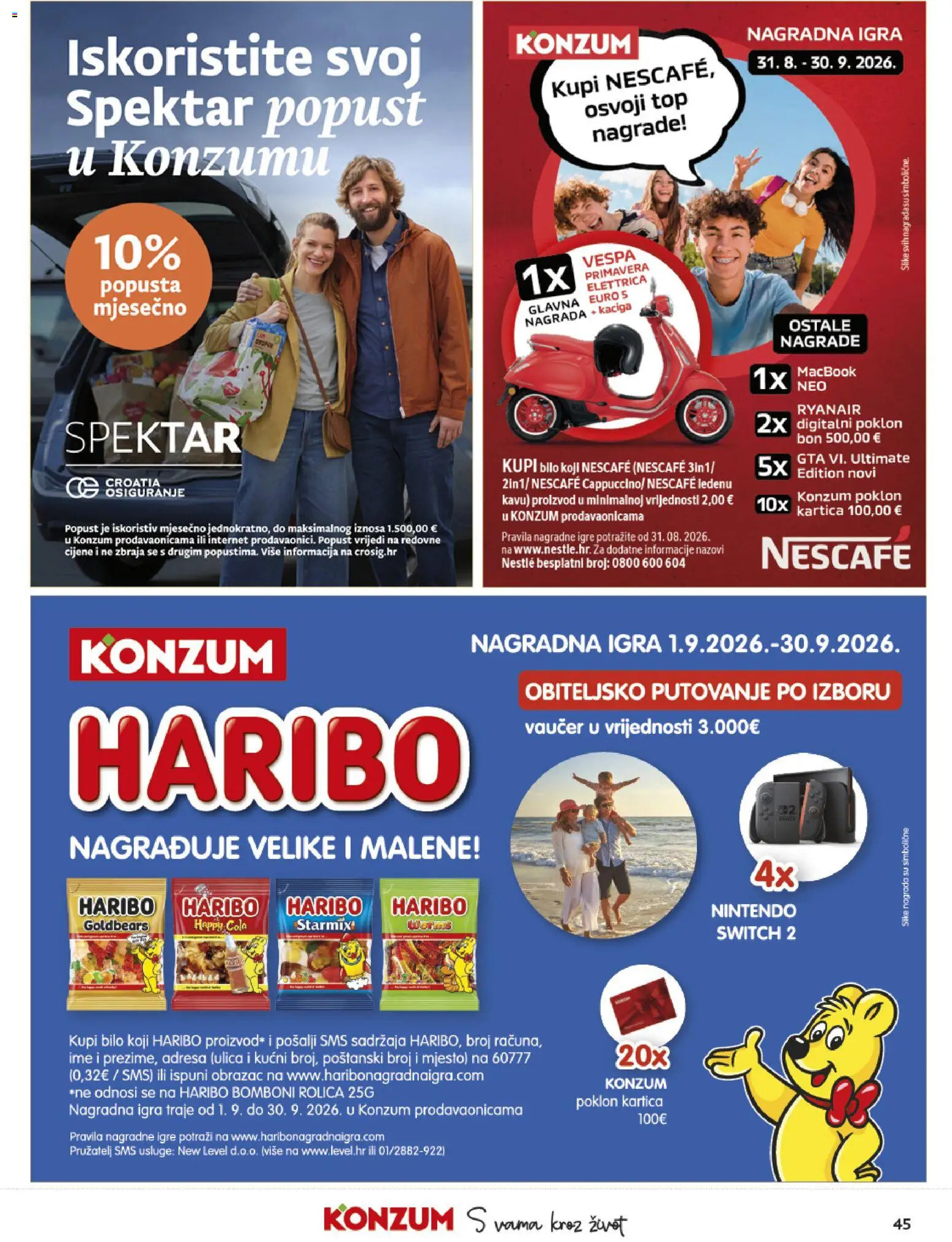 Konzum katalog | vrijedi od 09.09.2026 | Stranica: 45