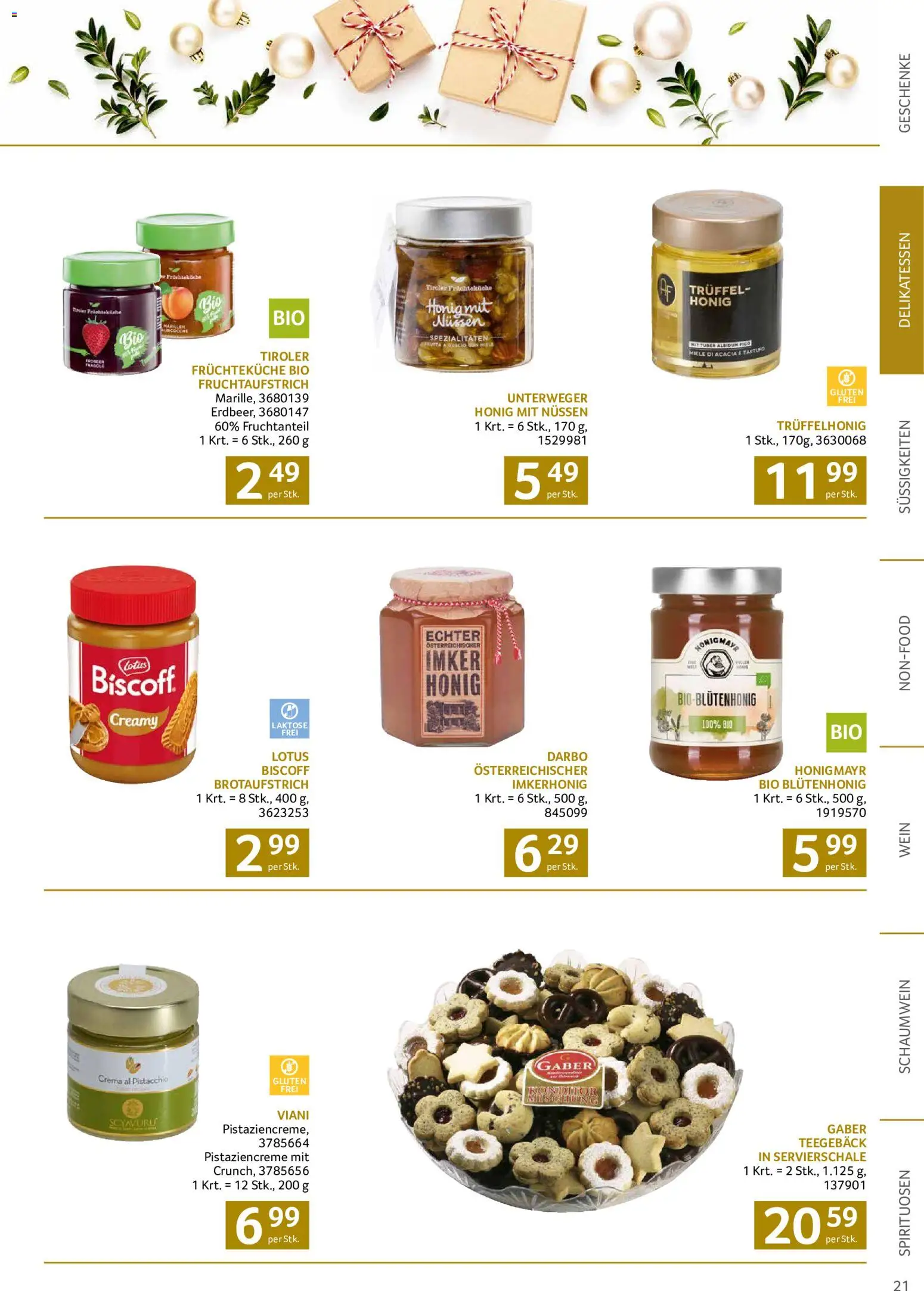 Transgourmet Christmas gültig ab 12.10.2026 | Seite: 21 | Produkte: Süßigkeiten, Lotus, Wein