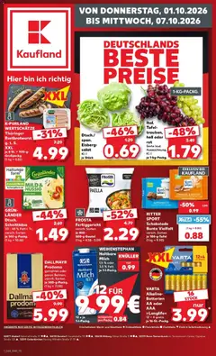 Kaufland Prospekt Geilenkirchen ab 01.10.2026 gültig