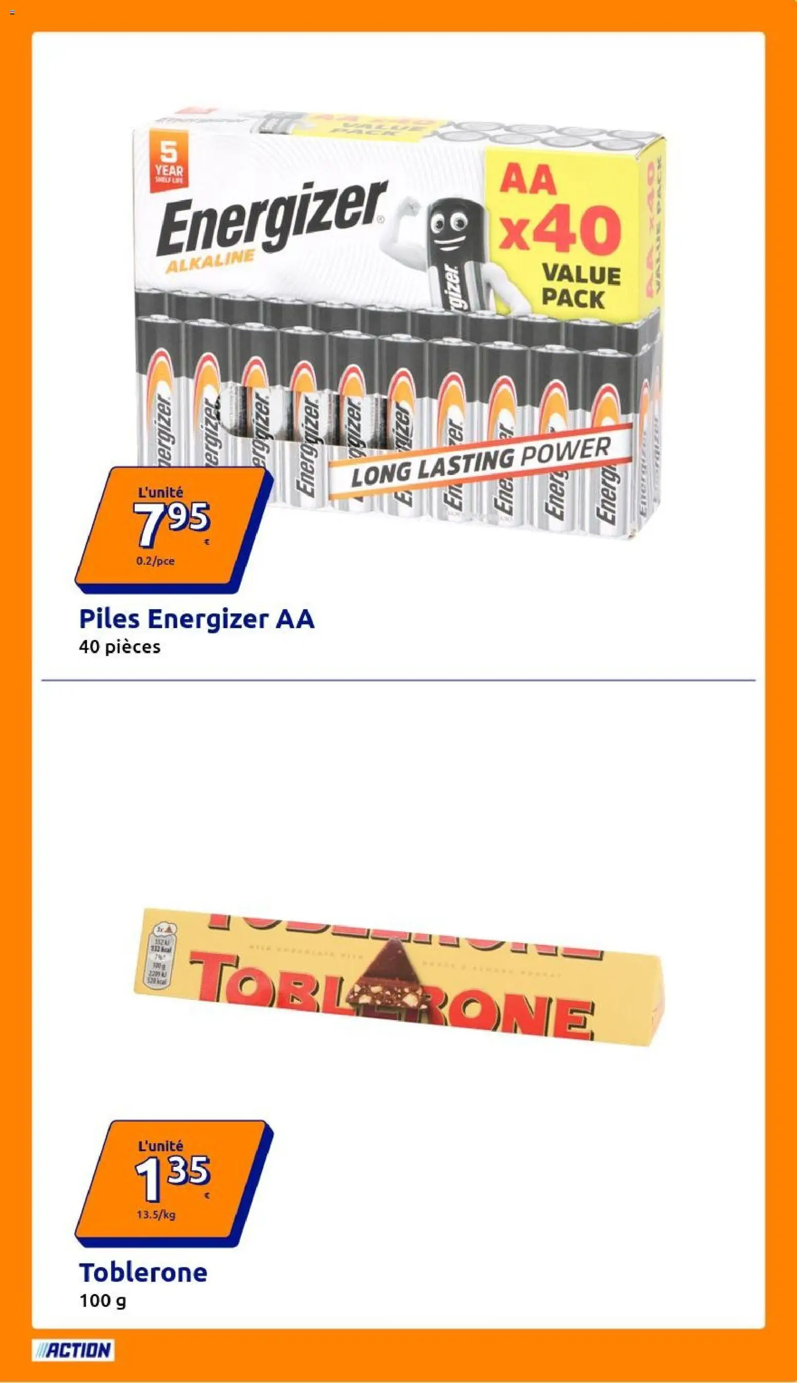 {H1} | Page: 27 | Produits: Toblerone, Piles