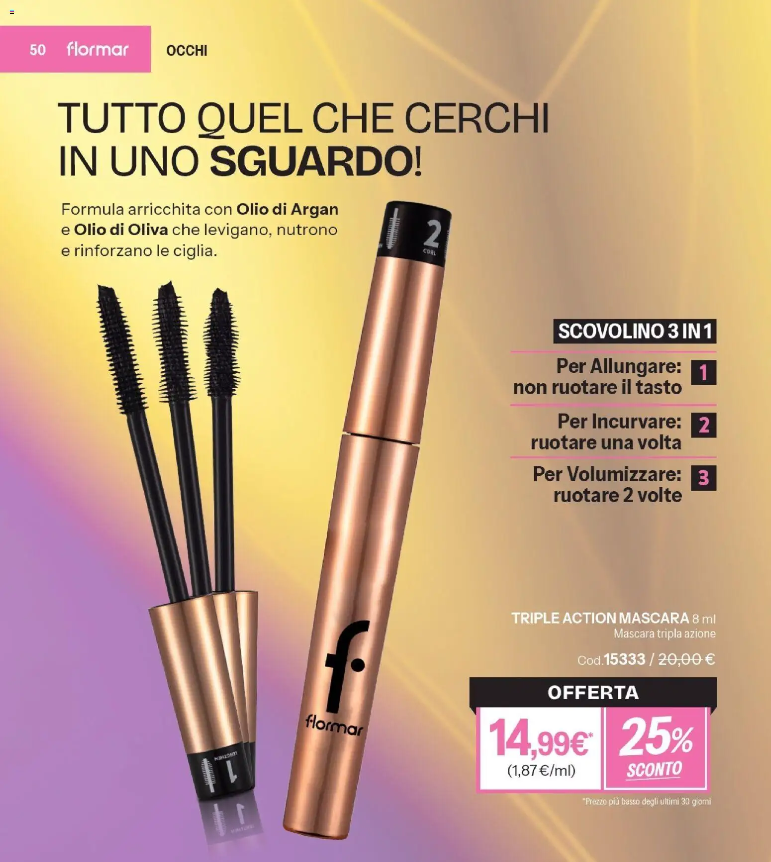 Volantino Stanhome del 12.05.2026 | Pagina: 50 | Prodotti: Mascara, Olio, Olio di Oliva