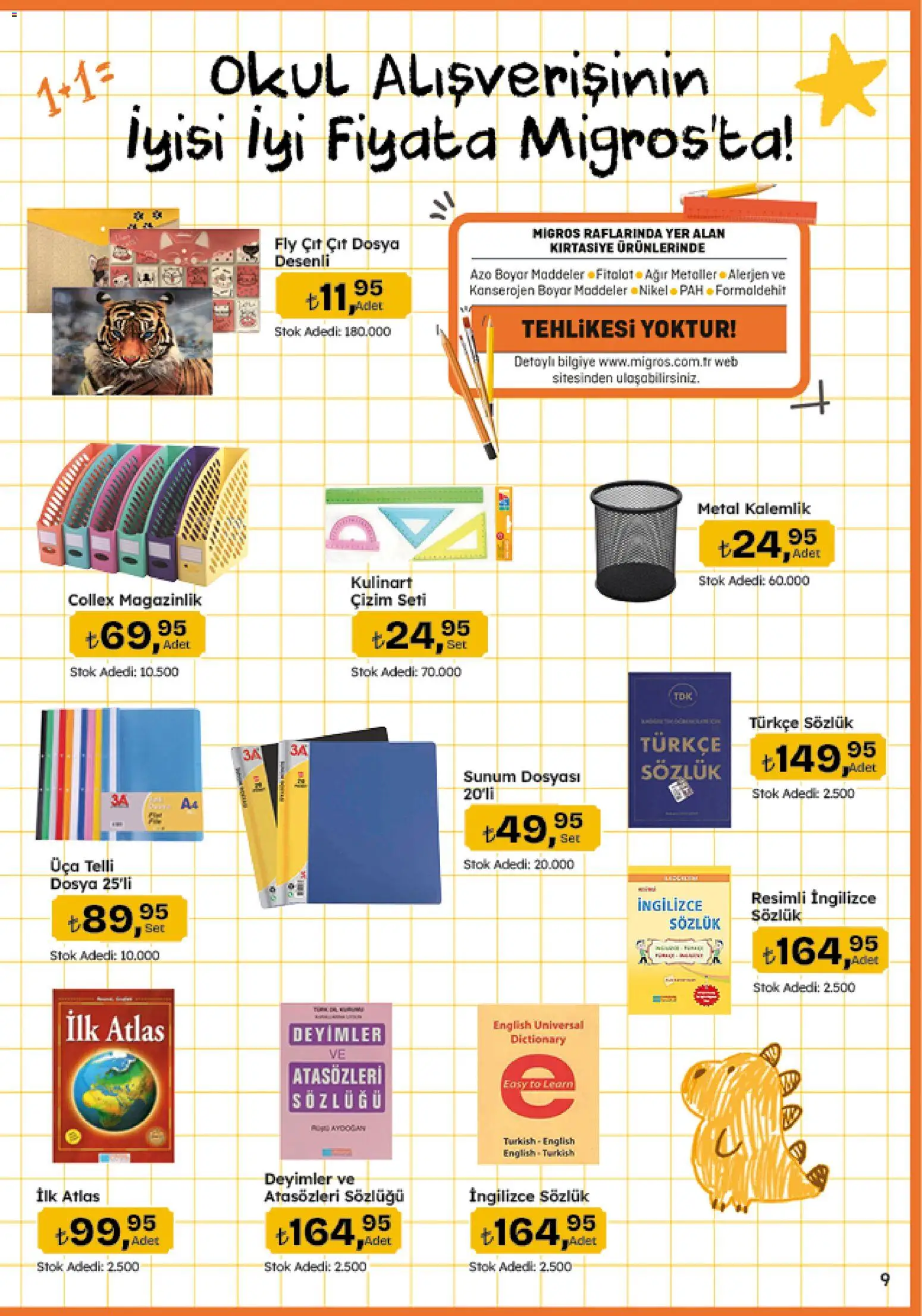 Migros Katalog - Migroskop - 20 Ağustos 2026 tarihinden itibaren geçerlidir | Sayfa: 128 | Ürünler: Magazinlik, Kalemlik, Sunum dosyası