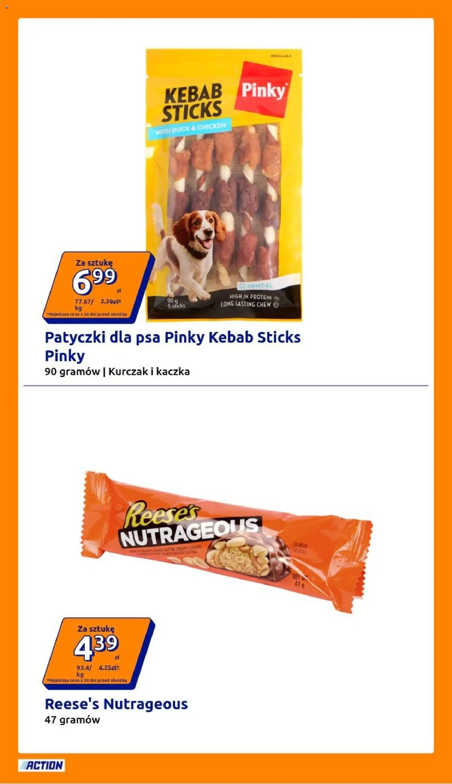 Action gazetka od 21.10.2026 | Strona: 18 | Produkty: Kurczak, Kebab, Kaczka, Reese's