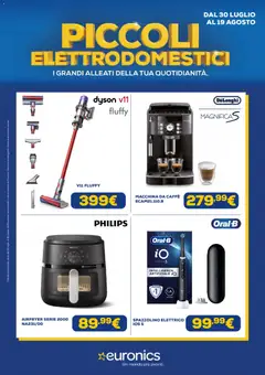 Anteprima del volantino Euronics volantino Piccoli Elettrodomestici valido a partire dal 30/07/2026