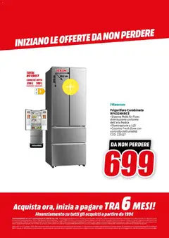 Anteprima del volantino Media World volantino valido a partire dal 15.06.2026 | Pagina: 46 | Prodotti: Frigorifero, Congelatore, Frigorifero combinato
