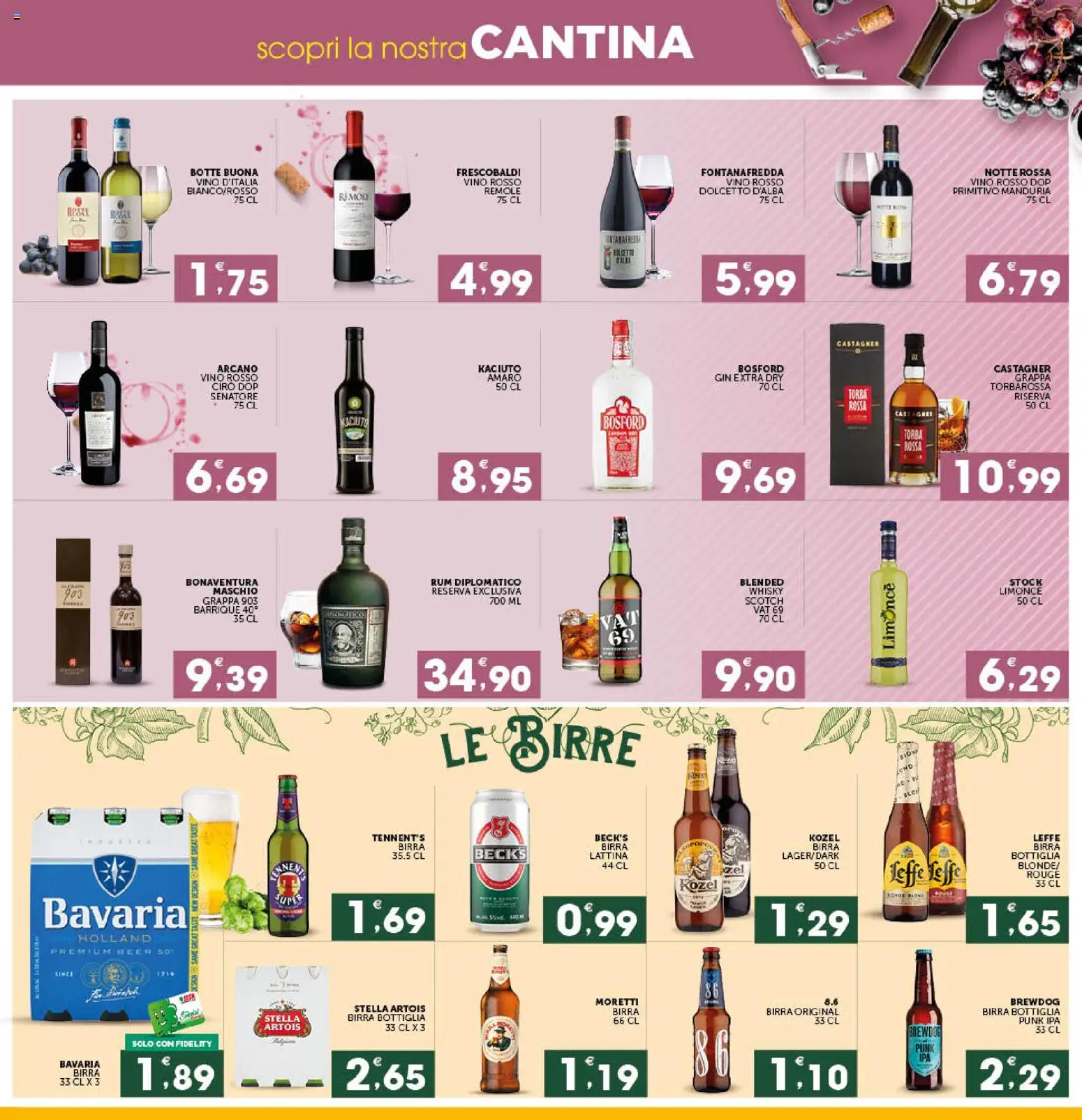 Volantino SISA del 29/10/2026 | Pagina: 19 | Prodotti: Gin, Vino, Grappa, Torba