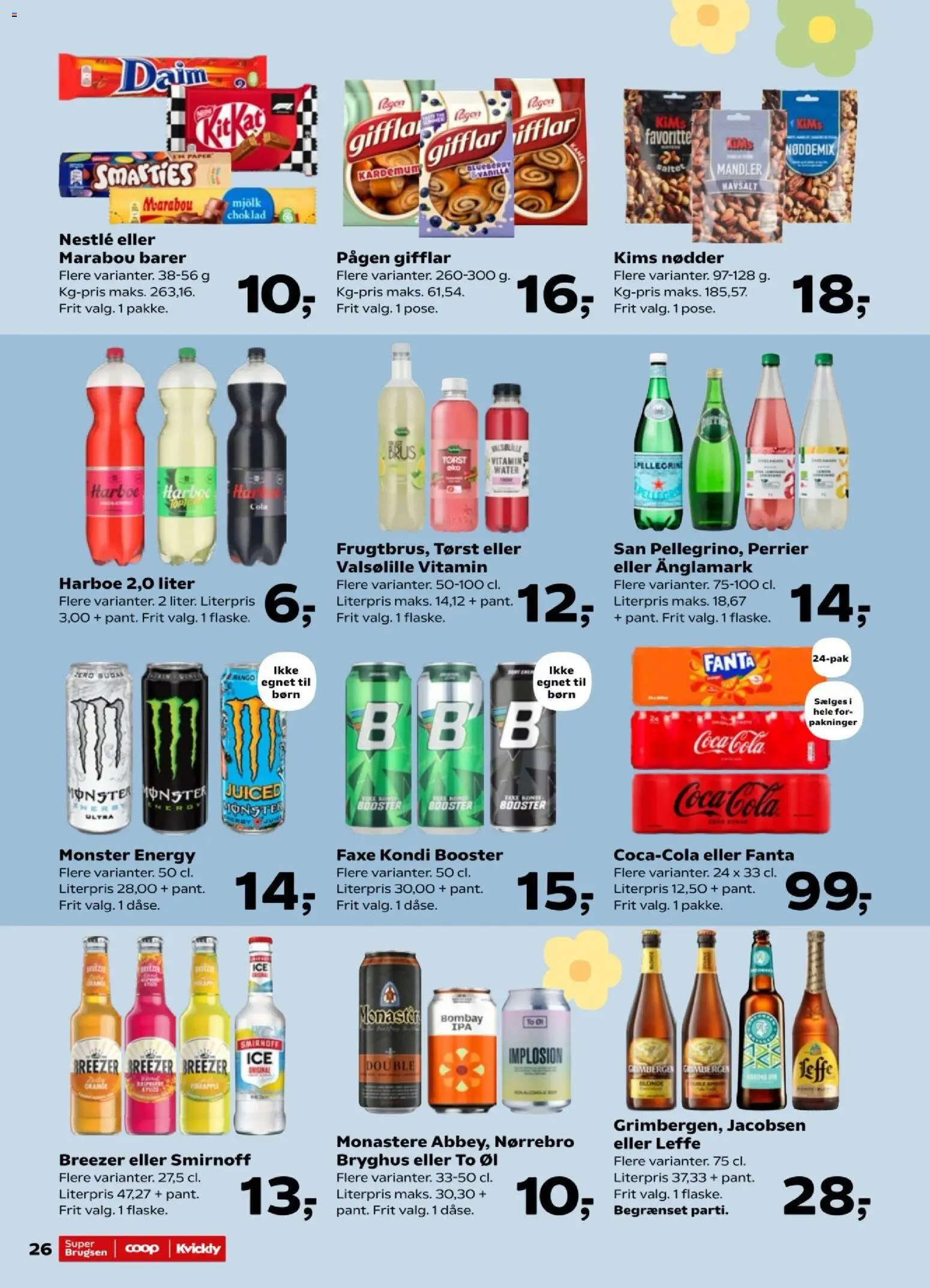 Kvickly tilbudsavis – gyldig fra 17/07/2026 | Side: 29 | Produkter: Øl, Kanel, Faxe Kondi, Cola