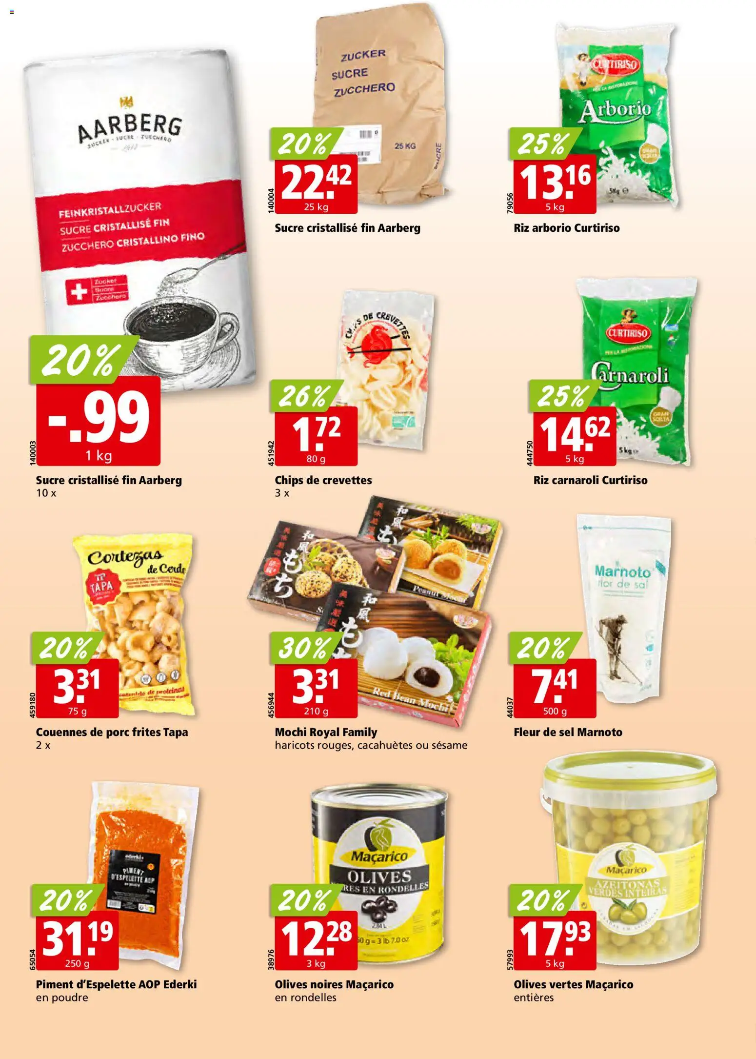 Aligro aktionen Chavannes, Matran, Genève, Sion – gültig ab 22.06.2026 | Seite: 30 | Produkte: Chips, Zucker