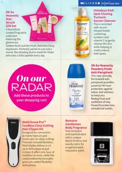 Clicks specials catalogue – valid from 01/10/2026 | Page: 49 | Products: Serum, Suit, Fragrance, Antiperspirant