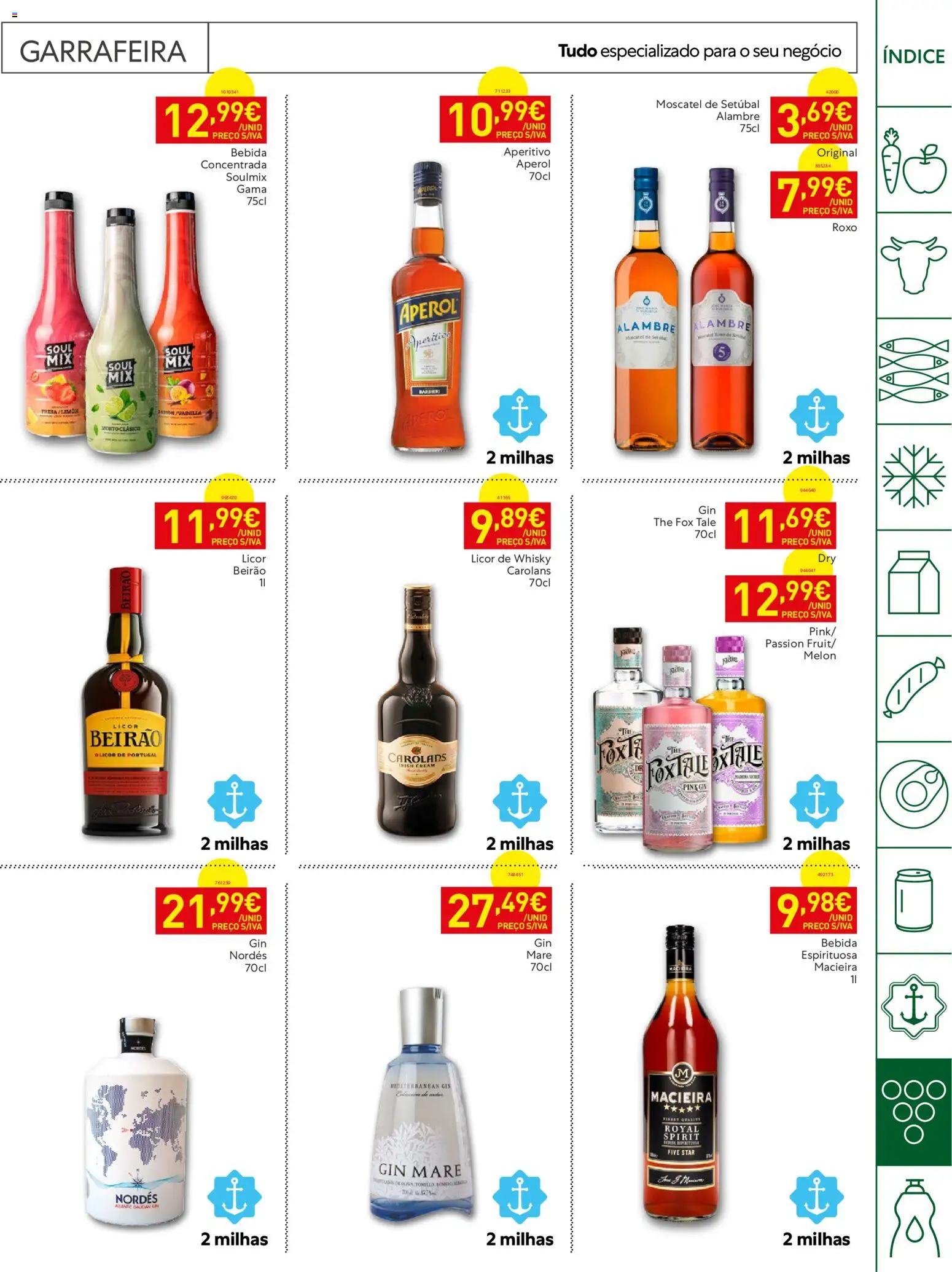 Recheio folheto Horeca │ válido de 27/10/2026 | Página: 25 | Produtos: Whisky, Aperol, Licor, Bebida