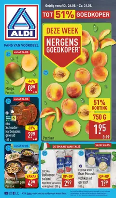 Aldi folder week 22 - Voorbeeld van een folder van Aldi, geldig van 26.05.2026