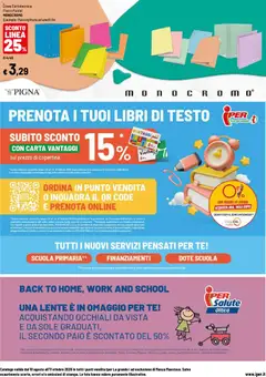 Anteprima del volantino Iper volantino Pronti, scuola, viaaa valido a partire dal 10/08/2026 | Pagina: 24 | Prodotti: Libri, Tè, Occhiali, Occhiali da vista